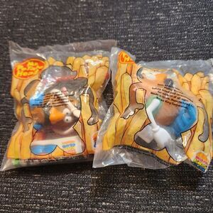 Burger King Mr Potato Head Sealed Lot of 2 Hasbro Toy